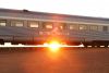 The Ghan at Manguri in before sunset