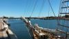 View to the sea at Adelaide Port, South Australia