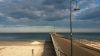 Moring with coluds Glenelg Beach, Adeladie, South Australia