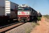 Frieght Train crossing at Kingoonya, Outback, SA