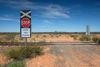 The Ghan Railway track, Outback, NT
