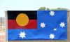 Aborigine - AU - Flag at Lyndhurst, SA