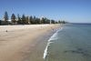 Moring no coluds Glenelg Beach, Adeladie, South Australia