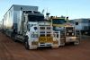 Road Trains at Kulgera Roadhouse, Outback, NT