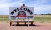 Midpoint Route 66, Adrian, Texas. USA