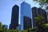 Skyline at the Ohio Street Beach at Chicago, Illinos, USA