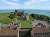 View to Calais from Dover Castle greater Tower