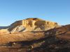 The two dogs (Salt and Pepper) Breakaways at Coober Pedy, SA Australia